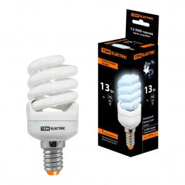 Изображение продукта Лампа энергосберегающая TDM Electric Е14 13W 4000K матовая SQ0323-0180 